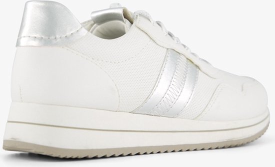 Jana dames sneakers wit zilver Maat 37 bol