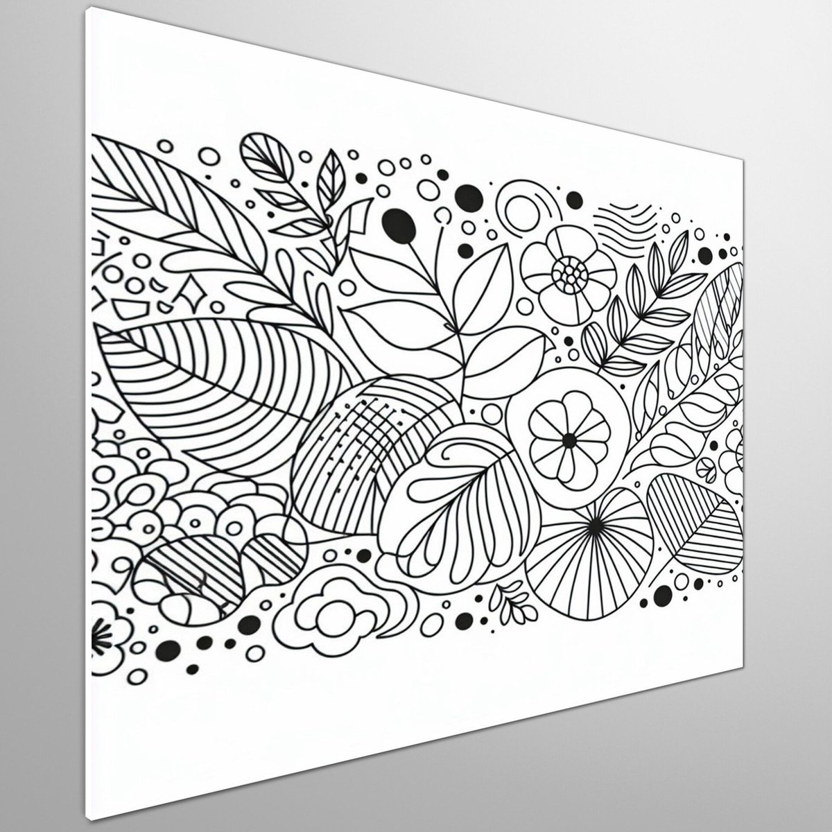 Line art dikke dames schilderij | Curvy Contours: A Celebration of Bold and Beautiful Women | Kunst - 60x60 centimeter op Forex | Foto op Forex