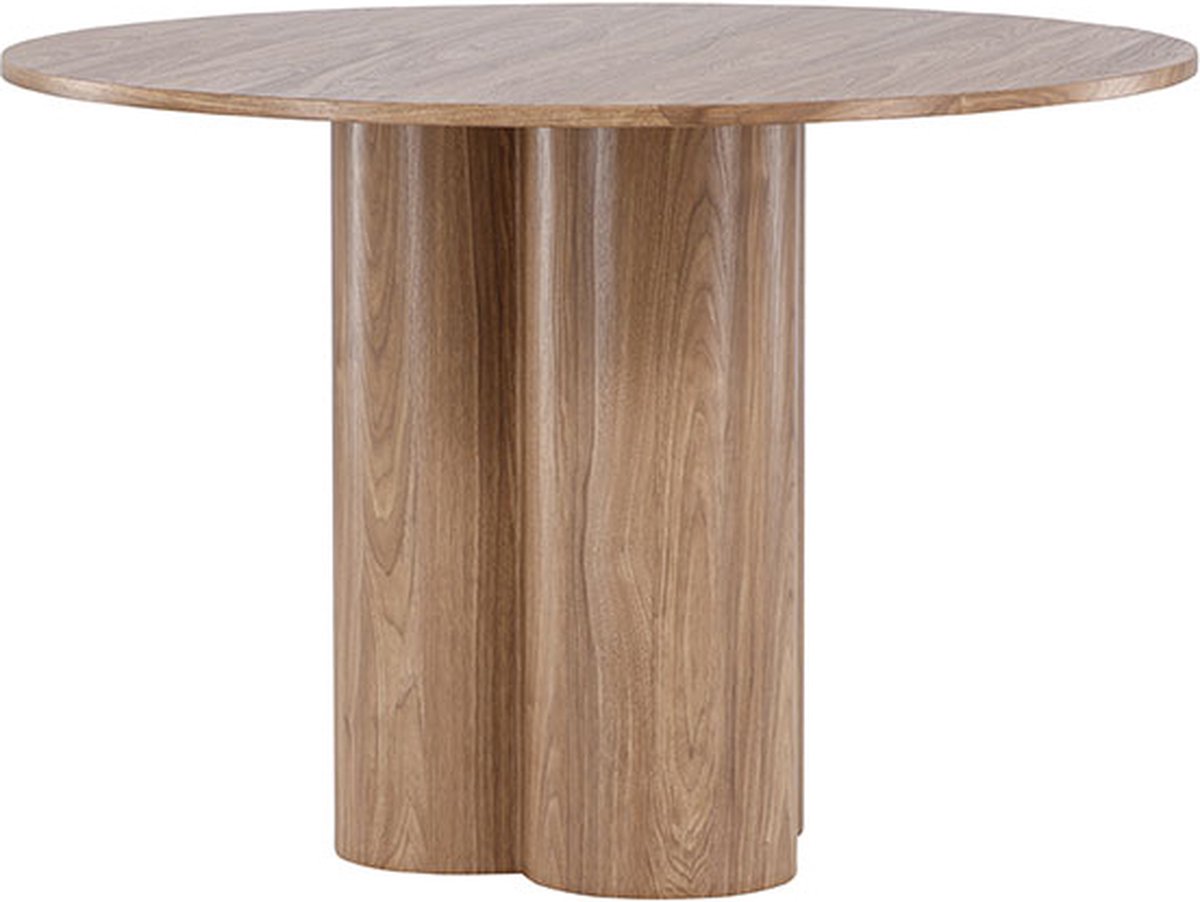 Olivia eetkamertafel Ø110 cm mocca.