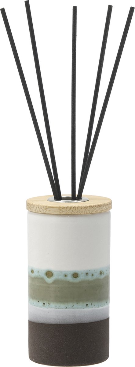 Goedkoopste Villa Collection Iris Orchid Vanilla Geurolie Dia 5,5 x 10,5 cm Wit/Groen