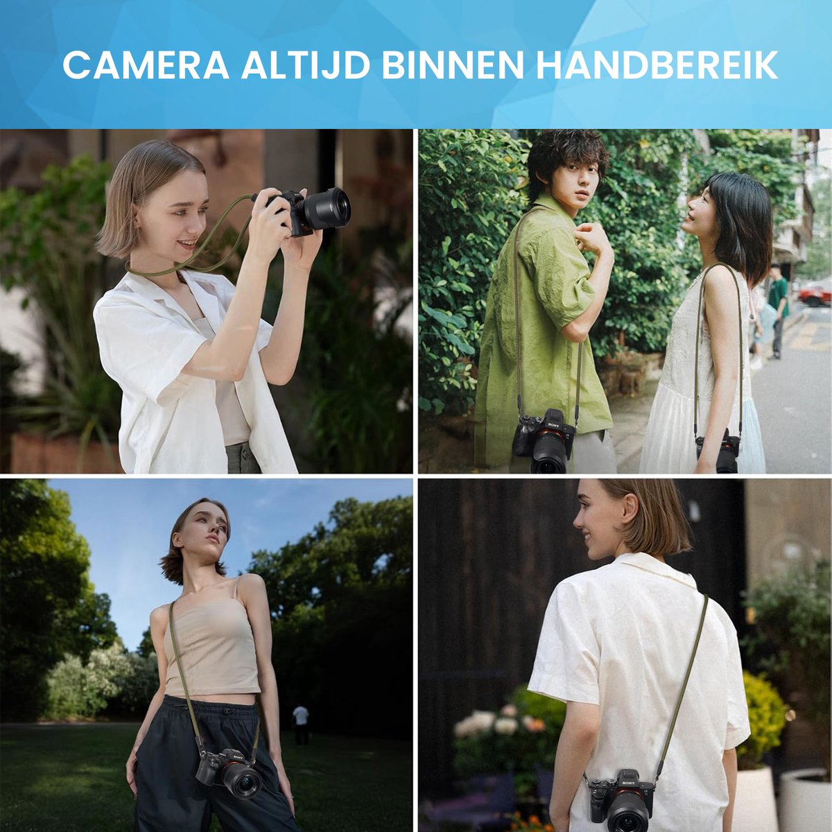 Geweven Vintage Camera Riem Voor Alle DSLR Camera Geborduurd Elegante Universele Nek Schouderband Bloemen Patroon Riem Voor Mannen Vrouwen Fotografen
