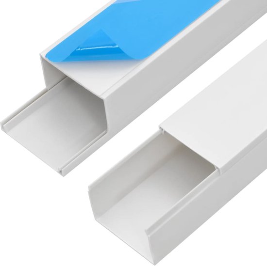 vidaXL - Kabelgoot - zelfklevend - 60x60 - mm - 30 - m - PVC | bol