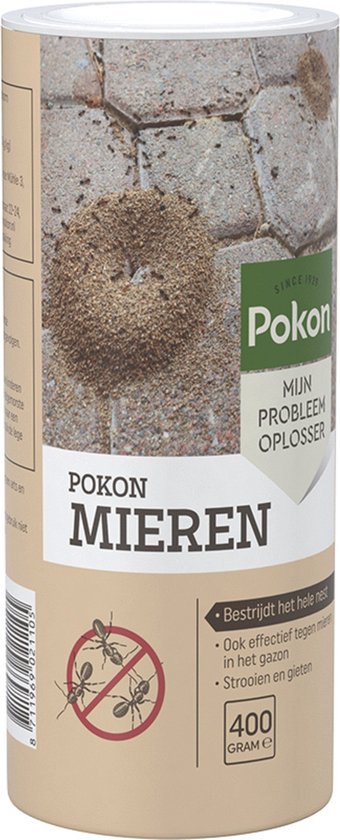 Pokon tegen Mieren Korrels - 400g - Mieren bestrijden - 40g per 1L water - Mierenpoeder