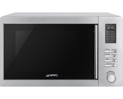 Smeg MOE34CXI2 magnetron Zwart, Roestvrijstaal Combinatiemagnetron Aanrecht 34 l 1100 W