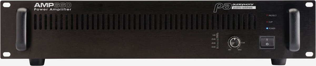Audiophony AMP660 100V PA versterker 660 W