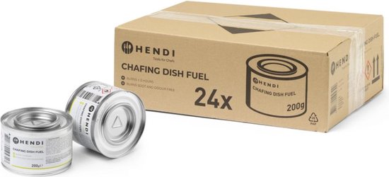 Pâte à feu Hendi sans mèche (200g) 24 pièces