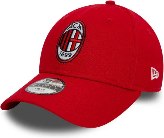 Cappellino AC Milan Invernale - Ricamo Logo, Unisex, Acrilico