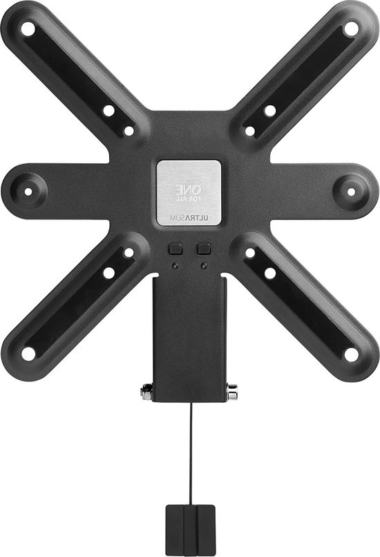 RICOO TV muurbeugel televisiehouder S1222 zwenkbaar kantelbaar televisiebeugel voor 30-55 inch flatscreen OLED gebogen monitor tot 30 kg VESA 200 x 200 mm wandhouder zwart