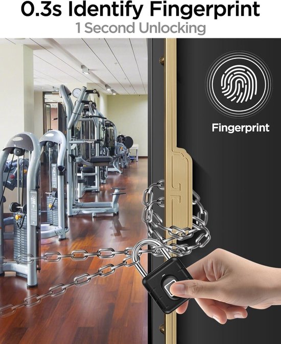 Cadenas Biométrique à Empreinte Digitale Gotrays – Antivol USB – NEUF