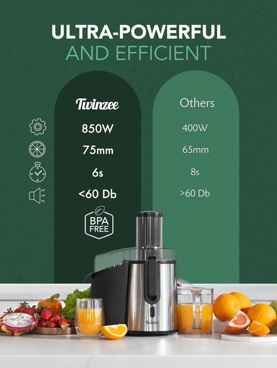 Centrifugeuse à Jus de Fruits et Légumes