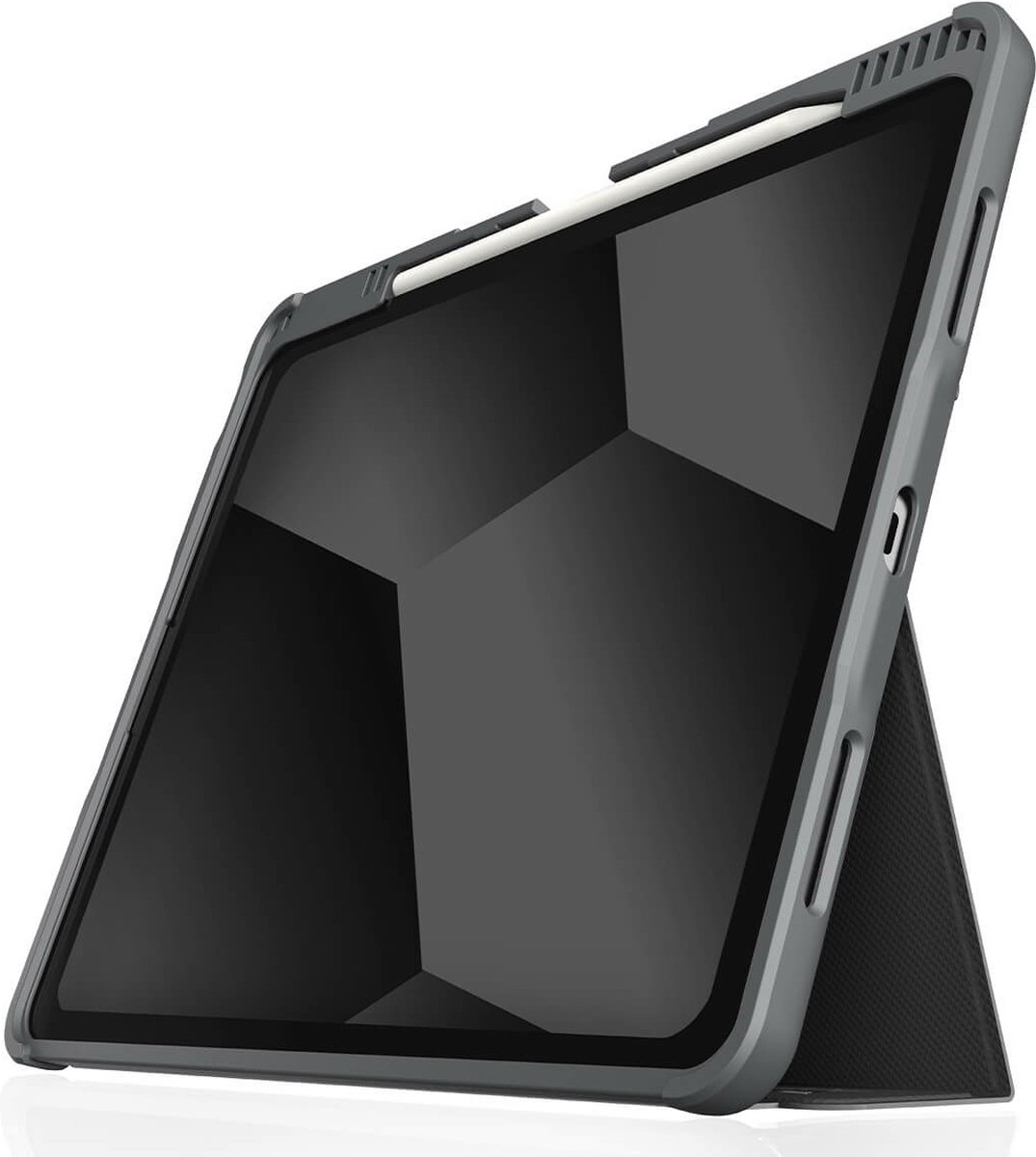 STM Goods, Beschermhoes Geschikt voor Apple iPad Air 13 Folio Dux Plus, Zwart
