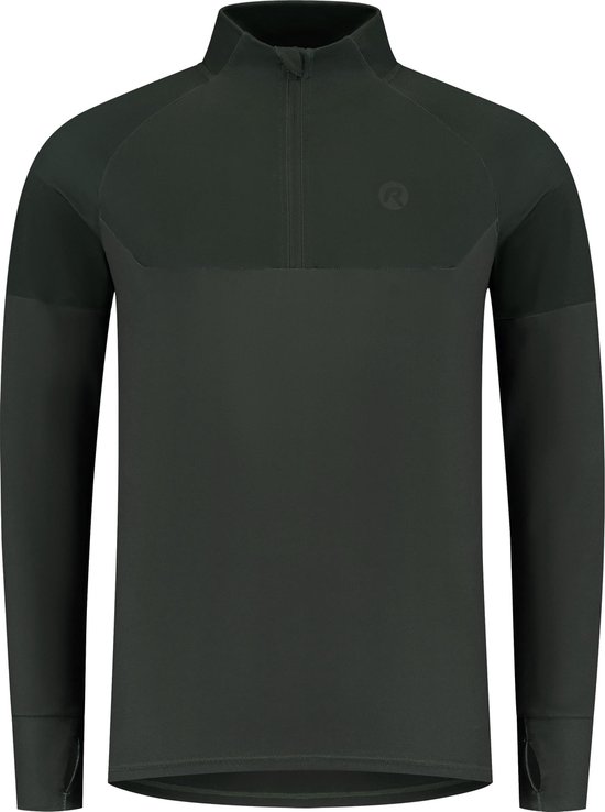 Rogelli Enjoy III Hardloopshirt Heren Lange Mouw - Groen - Maat XL