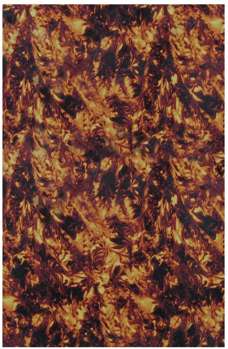 Boston PG-334-MY pickguard material, 3 ply, 45x29cm, marble yellow