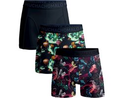 Muchachomalo Heren Boxershorts - 3 Pack - Maat L - 95% Katoen - Mannen Onderbroeken