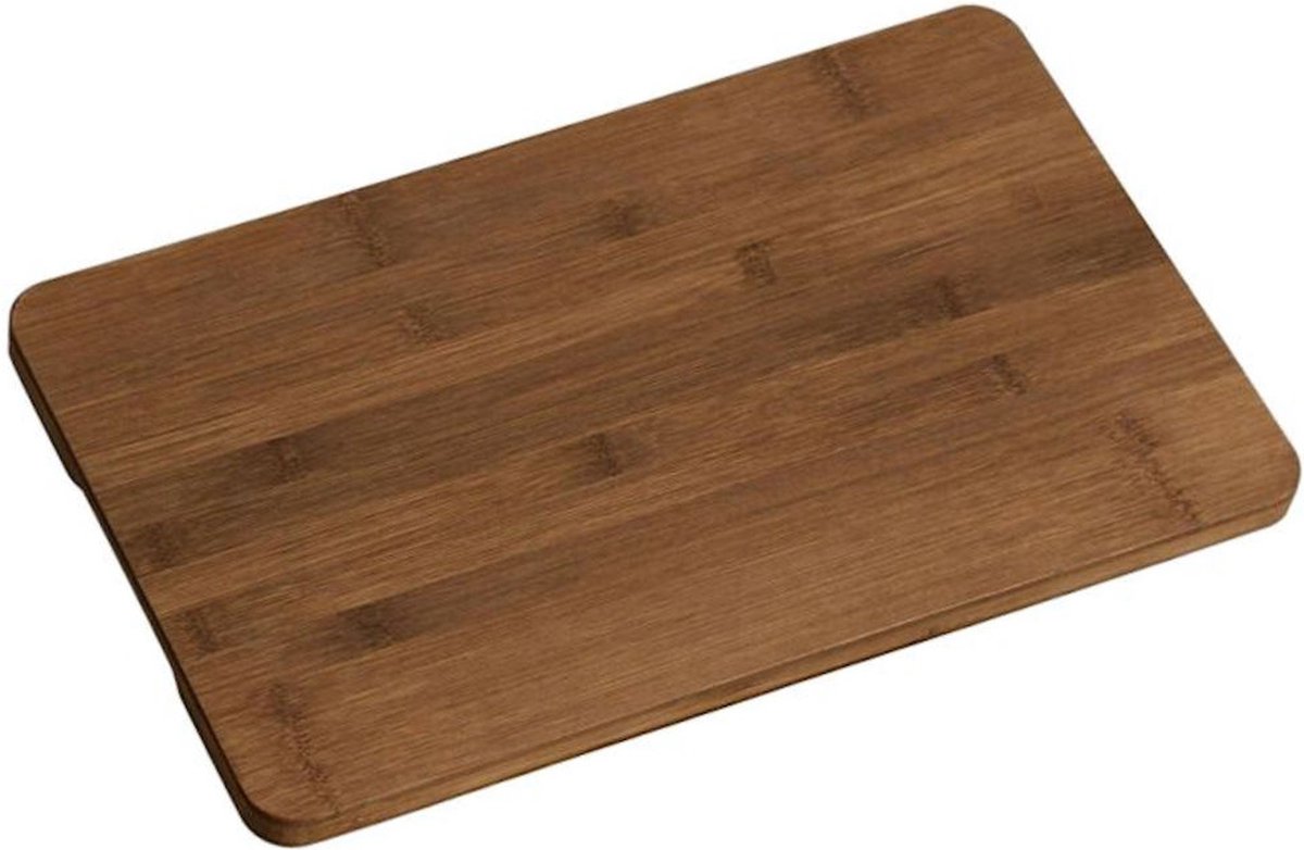 Proffesionele Snijplank - FSC® Donker Bamboe Hout - Afm: 43 x 26 x 1.9 Cm