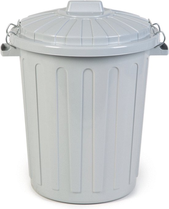 Curver Voederton Rond - 23L - 9 tot 11KG - 40x35x45cm - Grijs