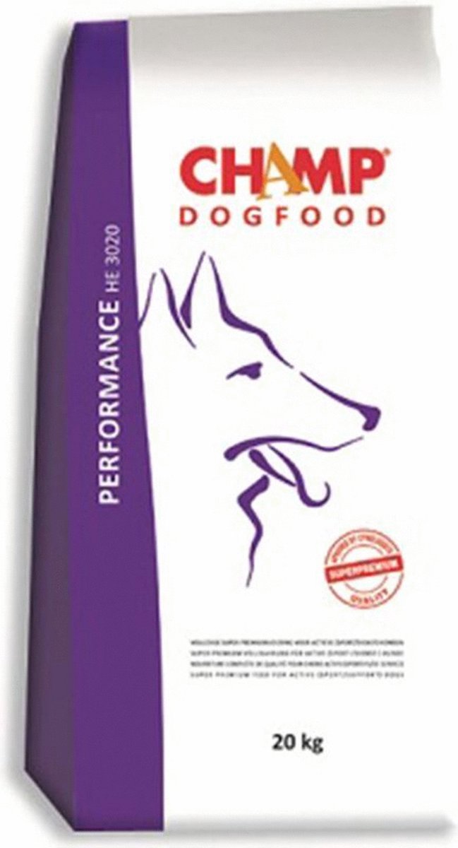 Champ Champ Dogfood Super Premium Performance - Hond - Droogvoer - 20 kg