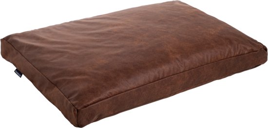 MaxxNobel Hondenkussen - Lederlook - M - 100 x 70 cm - Cognac