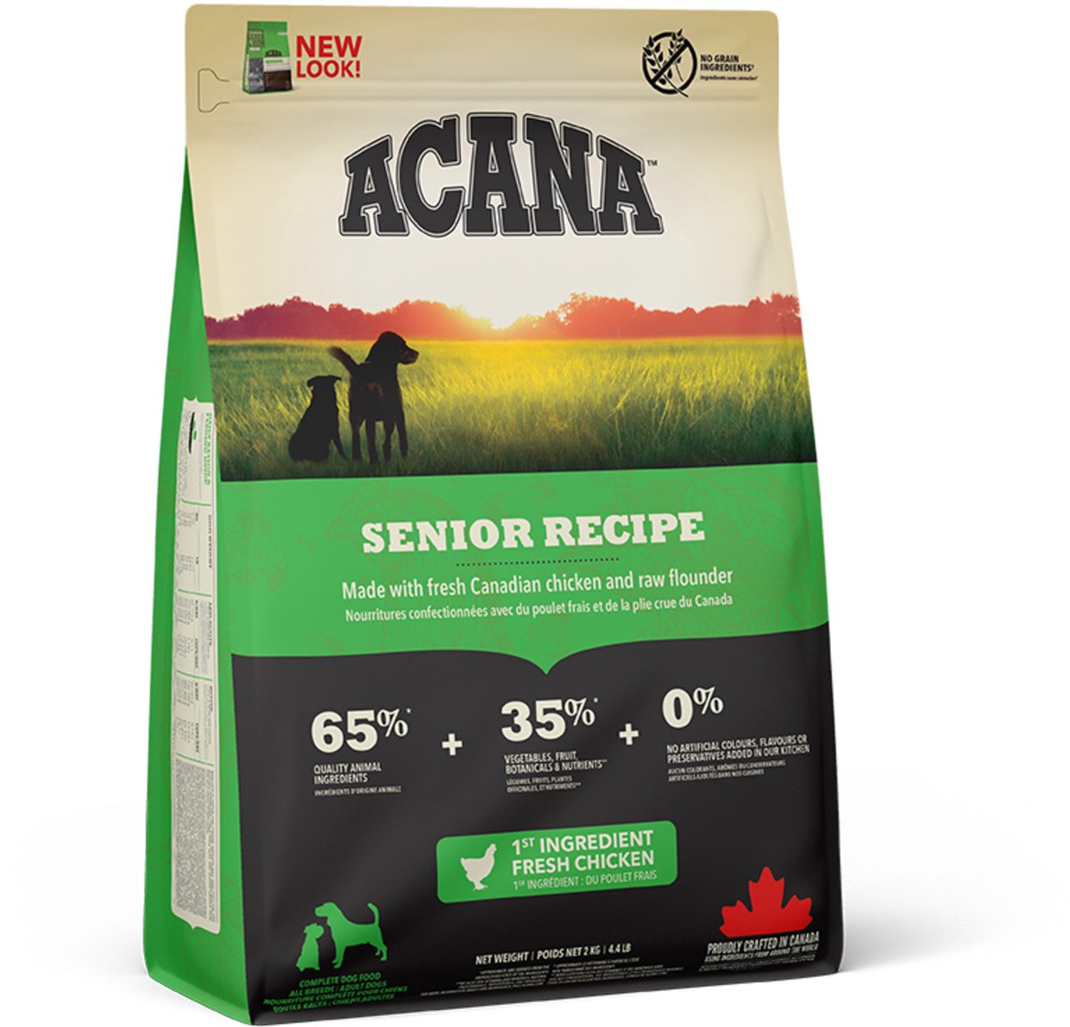 Acana Dog recipe Senior - Hondenvoer - Gevogelte - 2 kg