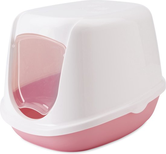 Savic Duchesse Kittentoilet - Kattenbak - Roze - 44.5 x 35.5 x 32 cm