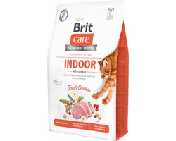 Brit Care Indoor Anti-Stress Kip - Kattenvoer - 2 kg