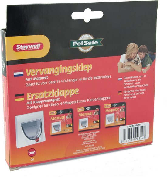 Petsafe Staywell Vervangingsklep Met Magneet - Kattenluik