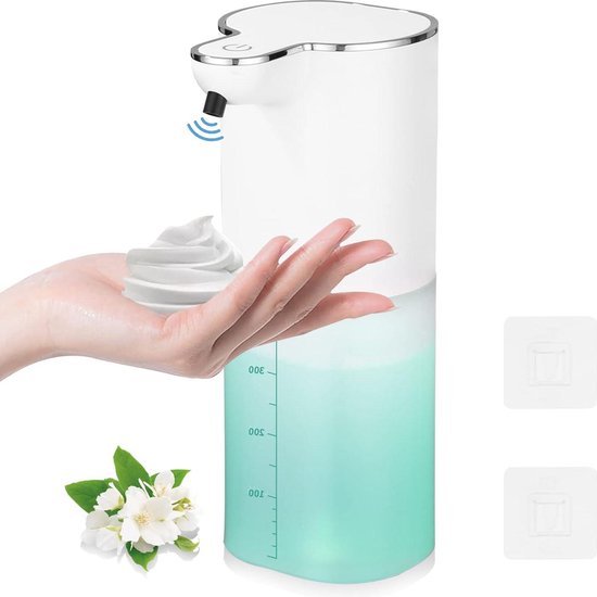 Dalugo Zeepdispenser, wandbevestiging, 400 ml, oplaadbaar