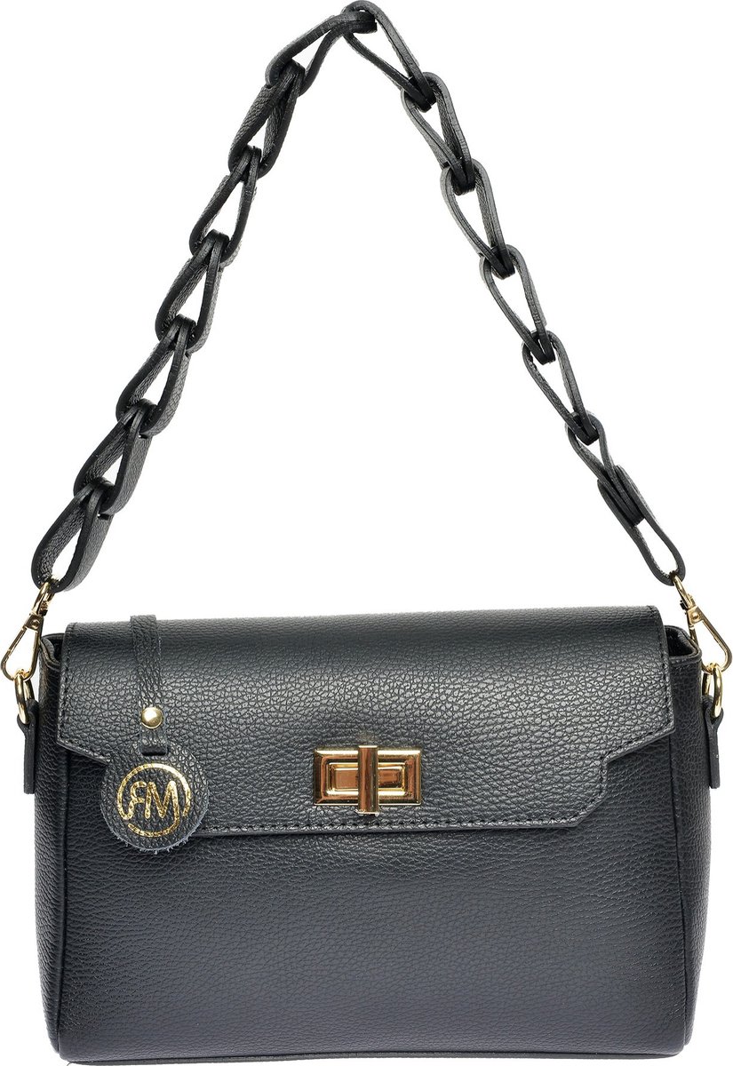 Handtas | Tas met handvat aan de bovenkant | ZWART | AW24 RM 1810T NERO