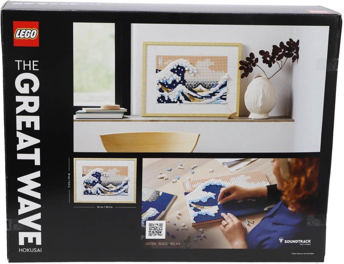 LEGO Art Hokusai – De grote golf, 3D Wanddecoratie Knutselpakket voor Volwassenen - 31208 — afbeelding 10