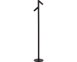 Lucide ANTRIM - Oplaadbare Leeslamp Binnen/Buiten - Accu/Batterij - LED Dimbaar - 2 × 2,2W 2700K - IP54 - Met draadloos oplaadstation - Zwart