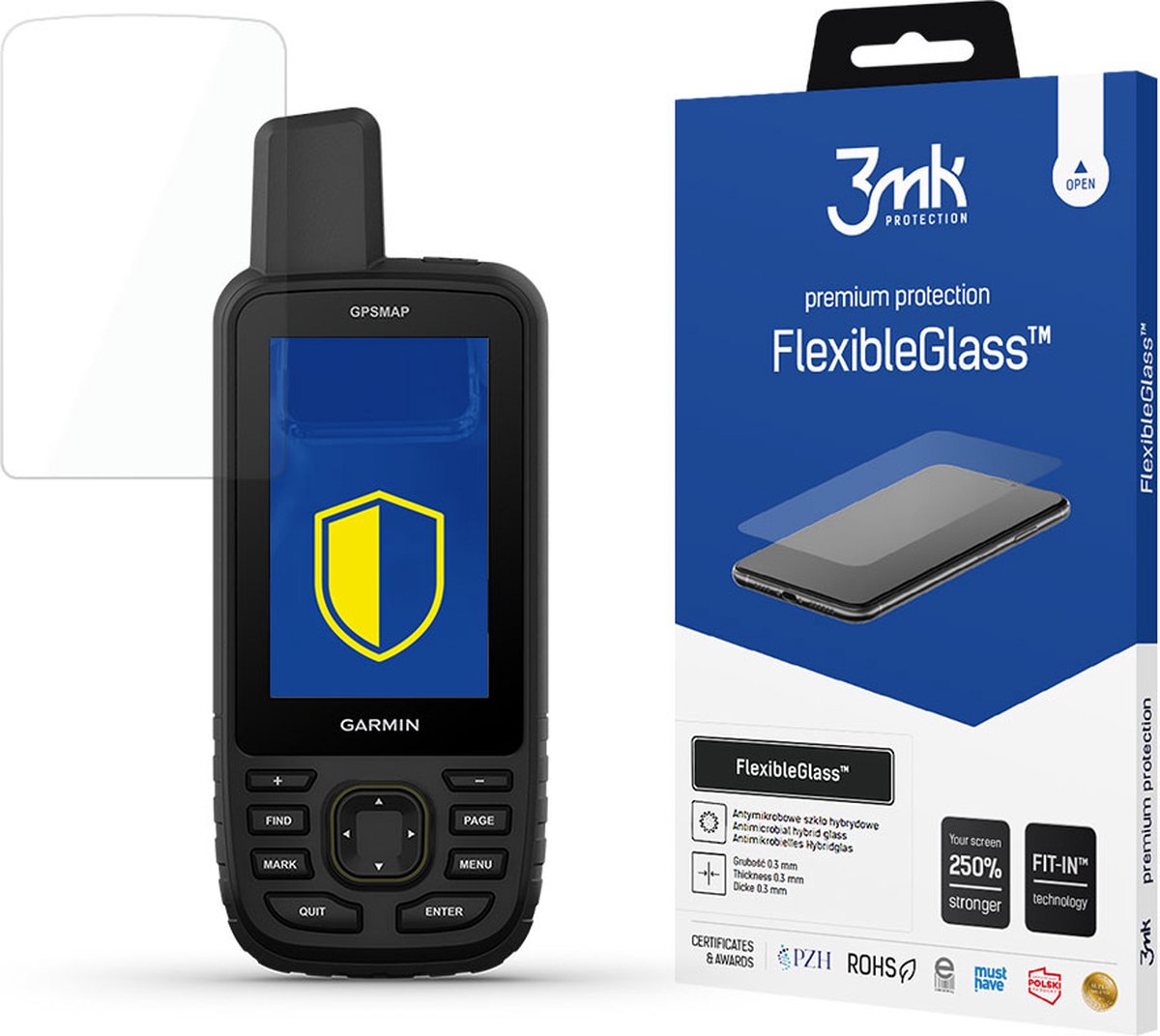 Garmin GPSMAP 67 - 3mk FlexibleGlass
