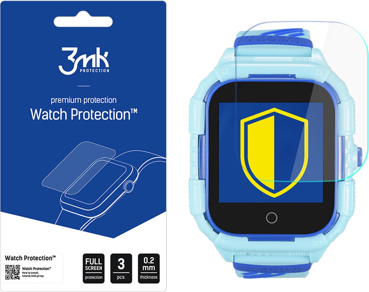 Garett Kids Protect 4G - 3mk Watch Protection v. FlexibleGlass Lite