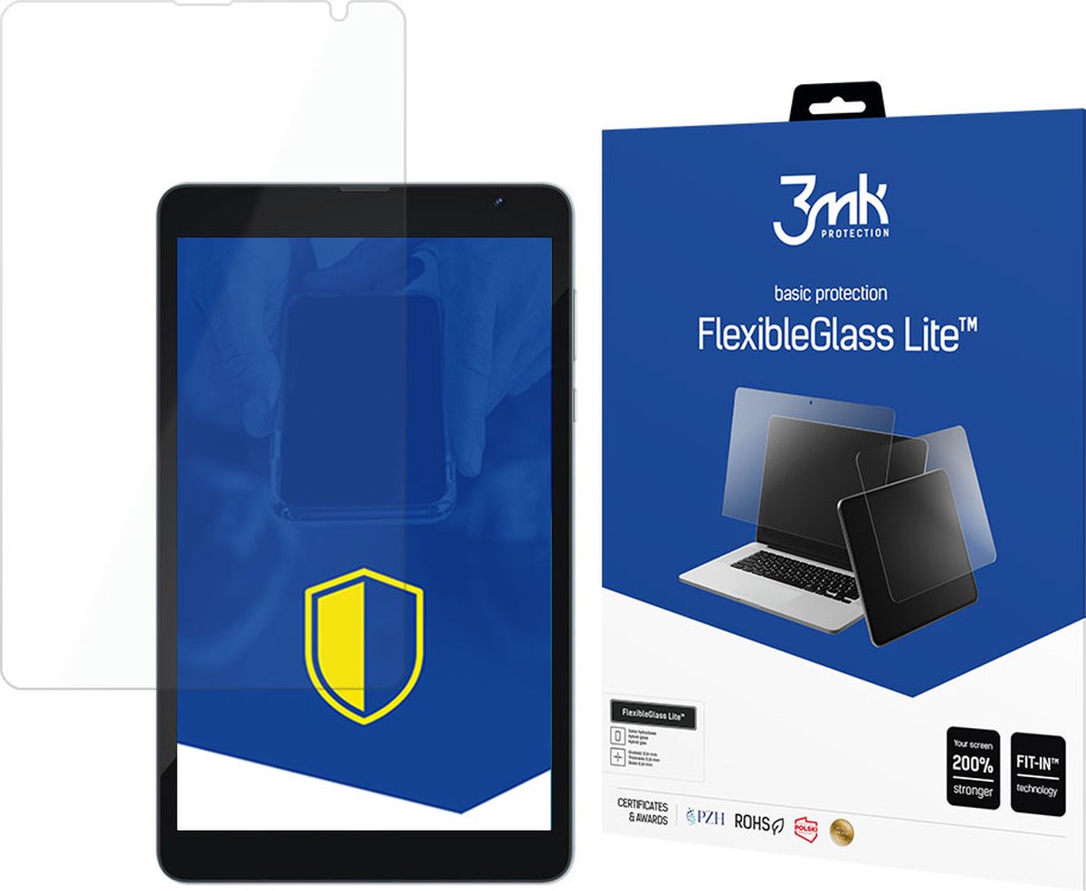 3MK FlexibleGlass Lite - Geharde Beschermfolie - 8.3" - Ultracompact - Krasbestendig