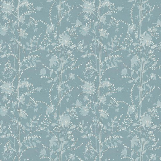 Laura Ashley | Papier peint non tissé Fennelton Blauw Newport Pâle