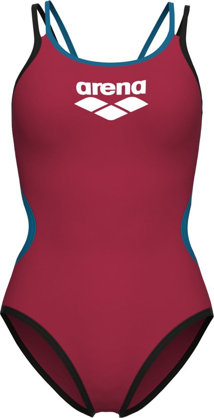 Arena Badpak One Double Cross Back One Piece Rood Zwart Blauw Kosmos Bol