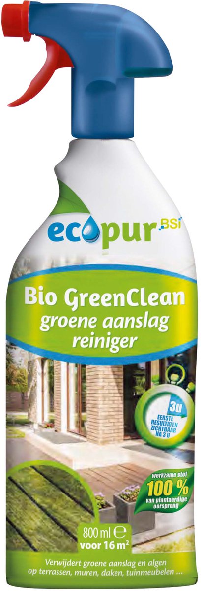 BSI - Ecopur Bio GreenClean tegen groene aanslag - Gebruiksklaar - 3 l voor 60 m²