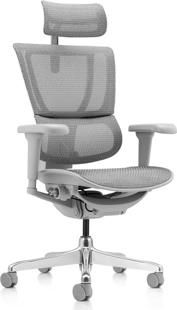 Bureaustoel / directiestoel ERGOHUMAN SLIM ULTRA G GEN2 mesh grijs hjh OFFICE