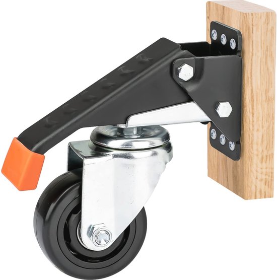 4 Pcs Intrekbare Nivellering Wielen Industriële ... - Vicedeal