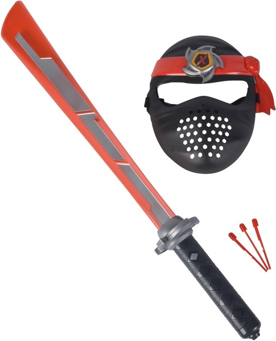 Rood samurai ninja zwaard voor kinderen