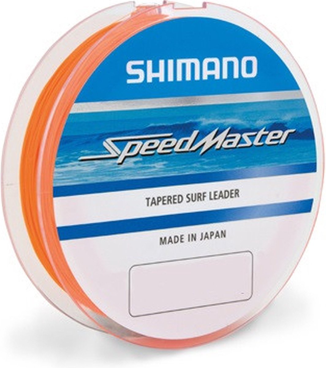 Shimano Speedmaster Tapered Surf Leader 220m | 0.23 - 0.57mm Oranje 0.23 -> 0.57mm