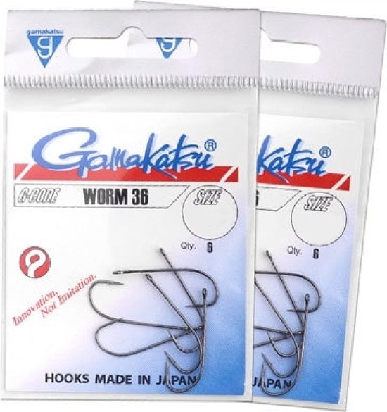 Gamakatsu Worm 36 - Maat 2 van Merkloos — afbeelding 4