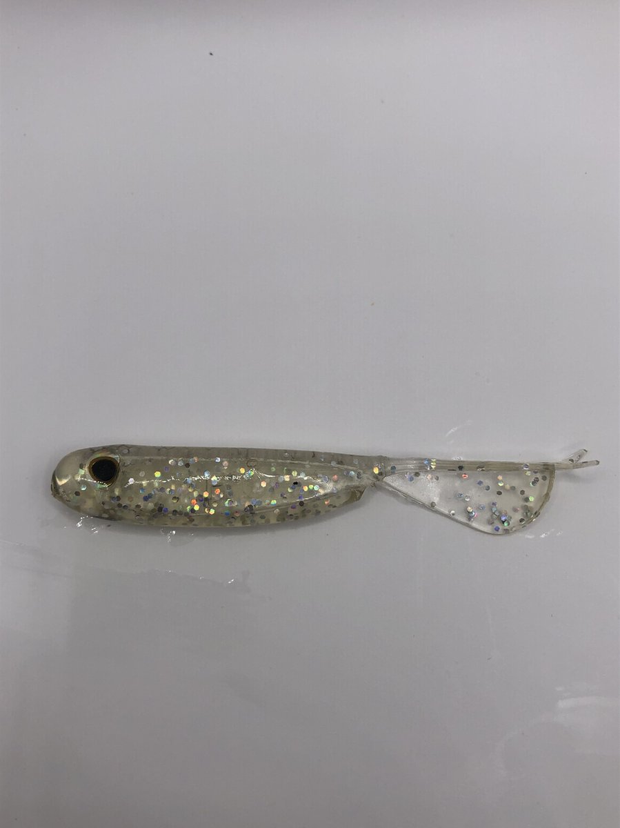 Tiemco PDL Super Fin Tail Eco 2.7 Tranparant Glitter 6.8cm