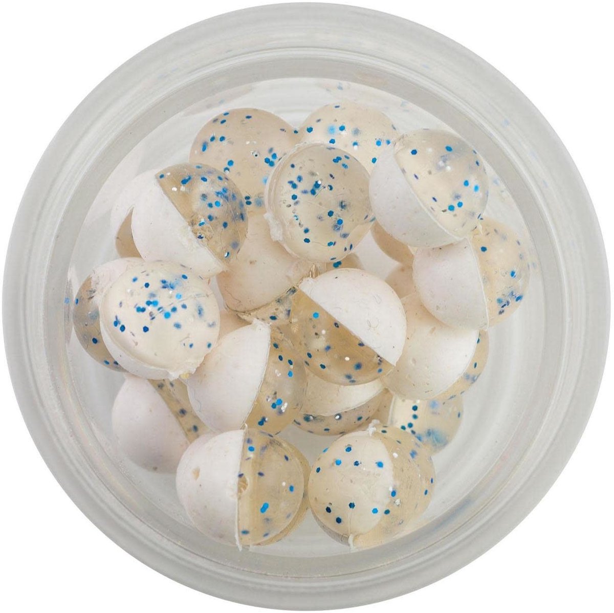 Berkley Powerbait Drijvende Power Eggs Knoflookgeur – Zilver Blauw/Wit