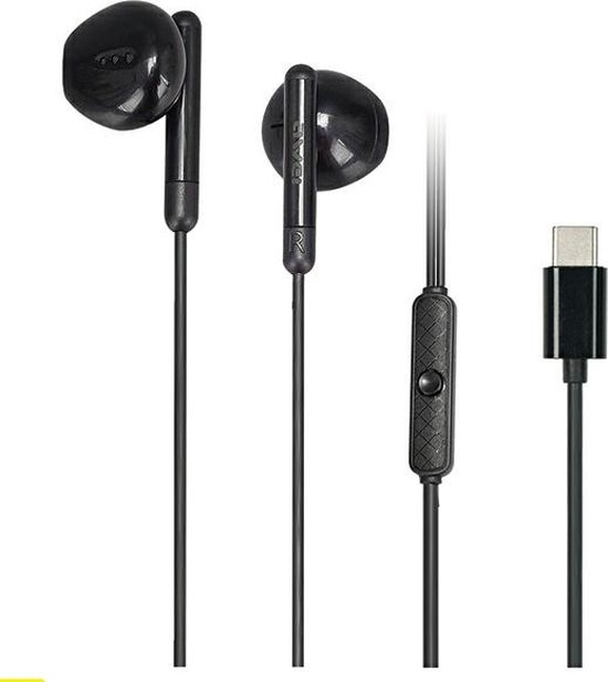 AWEI PC-6T casque stéréo USB-C noir/noir