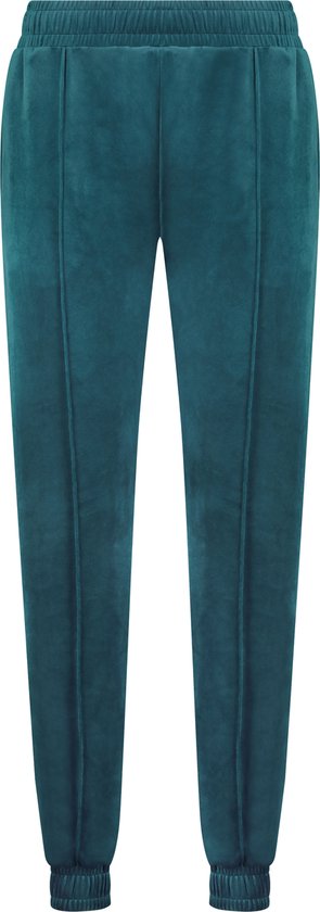 Hunkemöller velours joggingbroek donkergroen