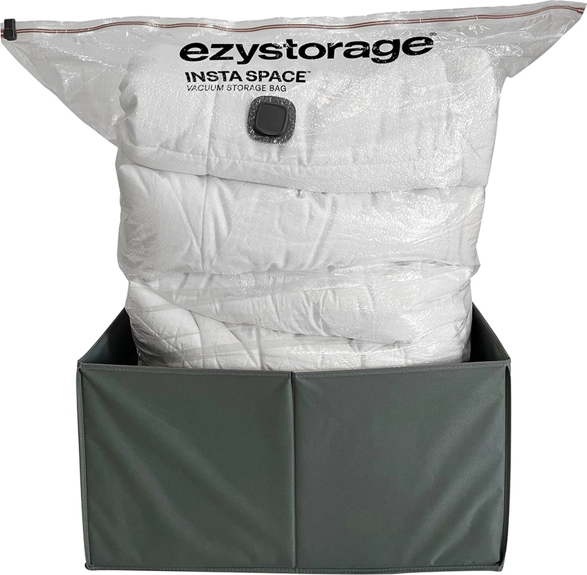 Ezystorage vacuümzak in hoes large - Grijs - Luchtdicht