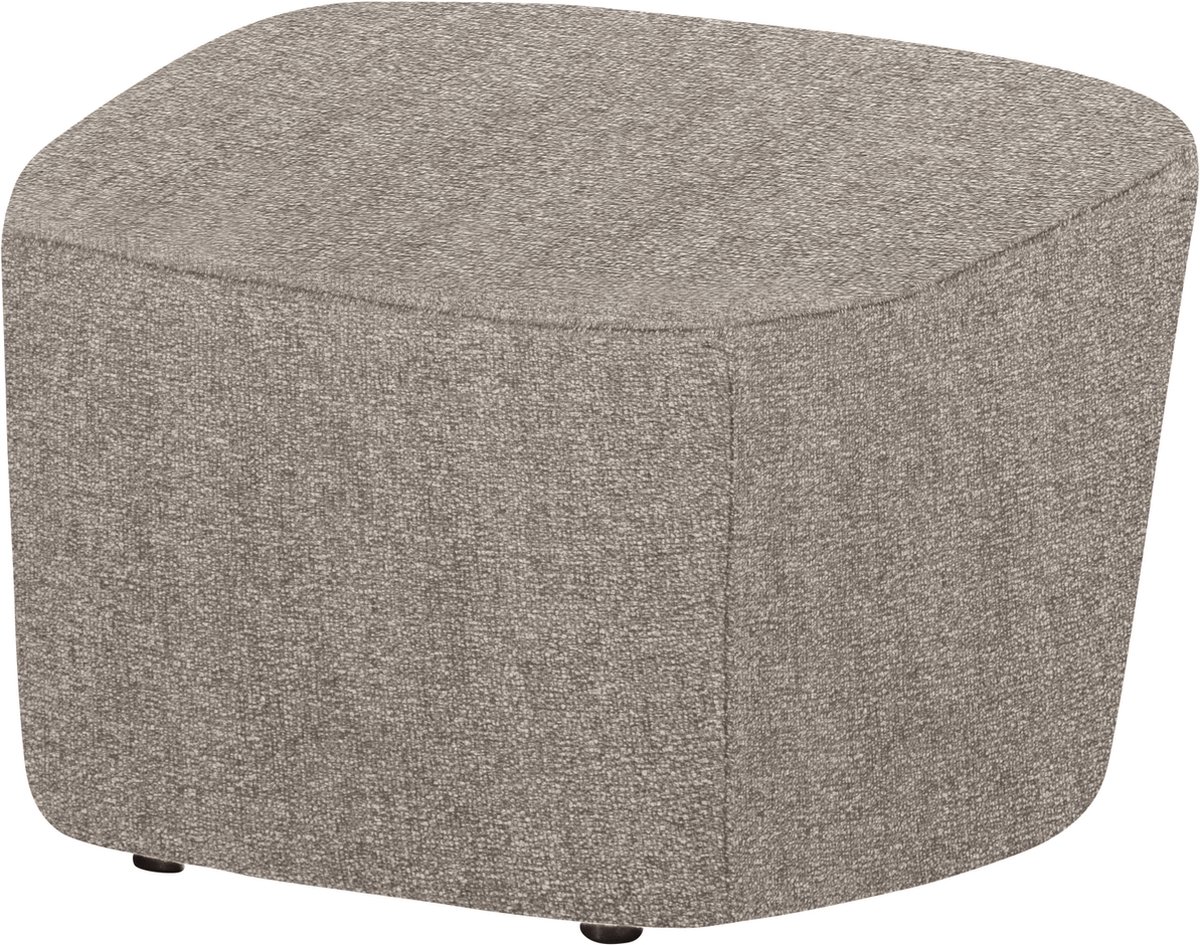 Lofty Hocker - Polyester - Naturel - 41x62x48
