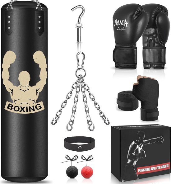 Boksweerstandsbanden Set - Full Body Training Met Manchetten Voor Boksen, MMA En Martial Arts