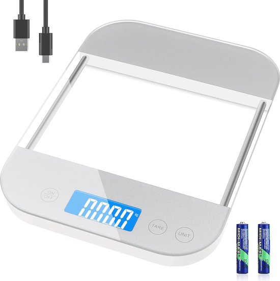 smartLAB Kitchen W Keukenweegschaal met bluetooth, digitale weegschaal voor de keuken, van glas, levensmiddelweegschaal in zwart, met gegevensoverdracht
