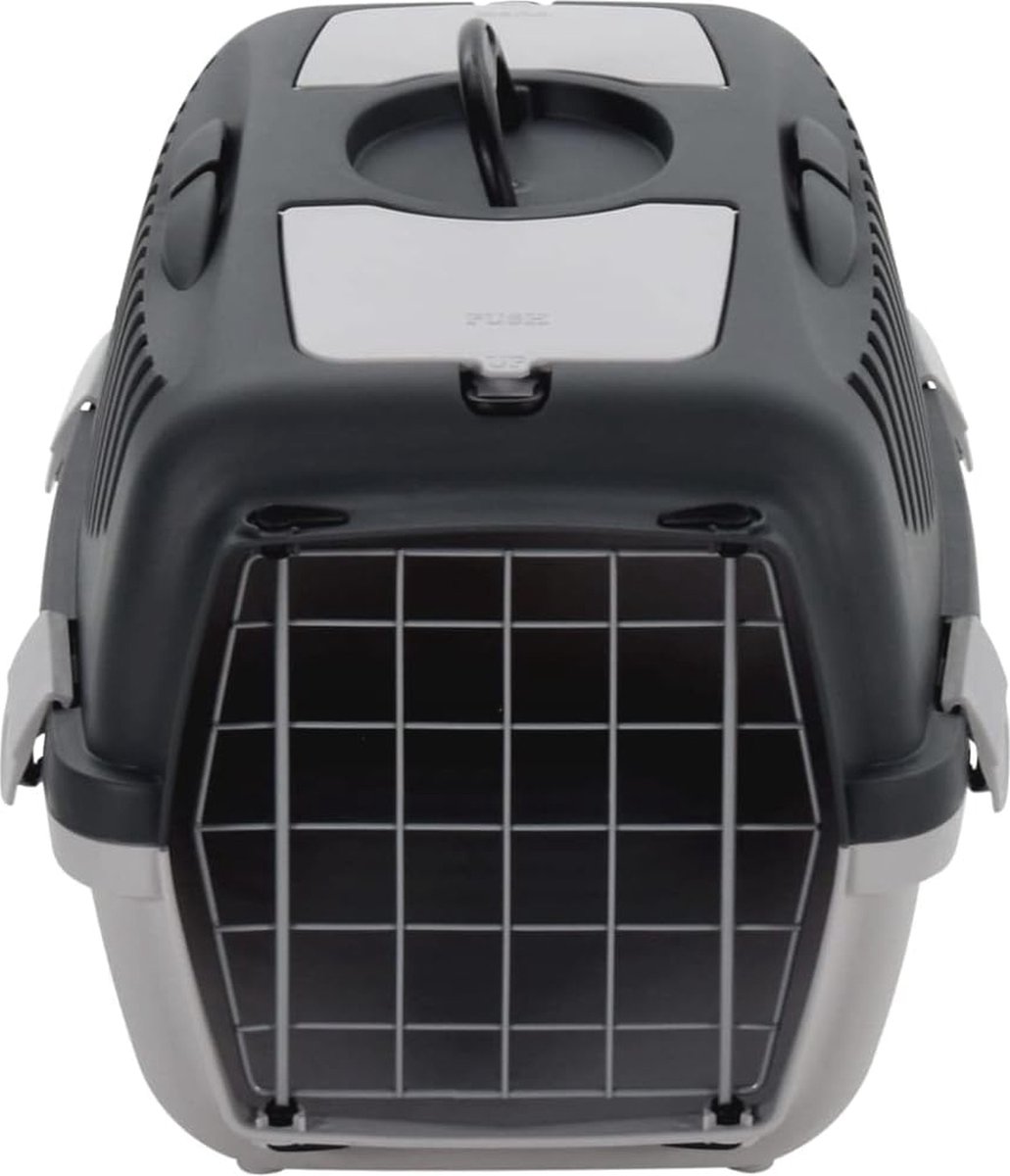 Reismand Katten 55x36x35 cm Grijs/Zwart voor Vervoer - afbeelding 2